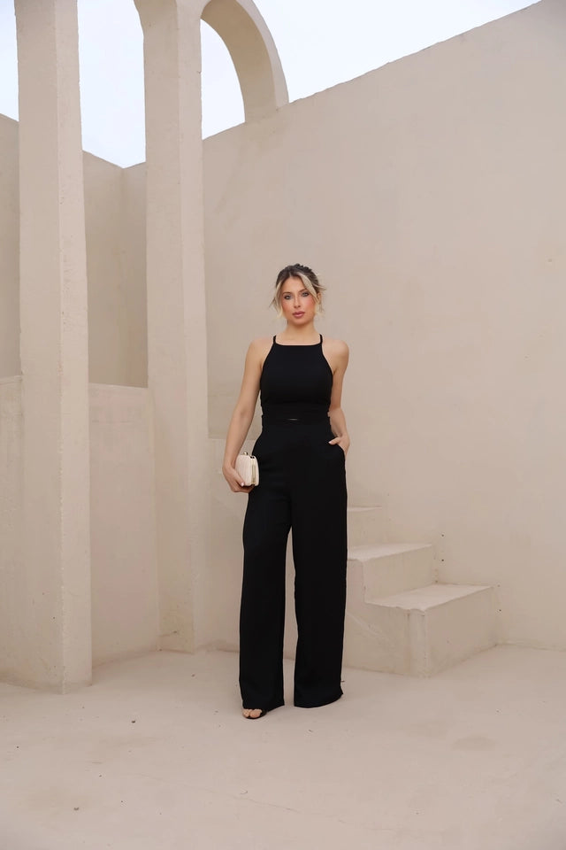 Conjunto Calça e Croped de Alça