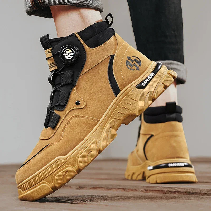 Bota VulcanFit™ Impermeável com Sistema de Amarração por Polia / Encare os Desafios com Conforto e Força!