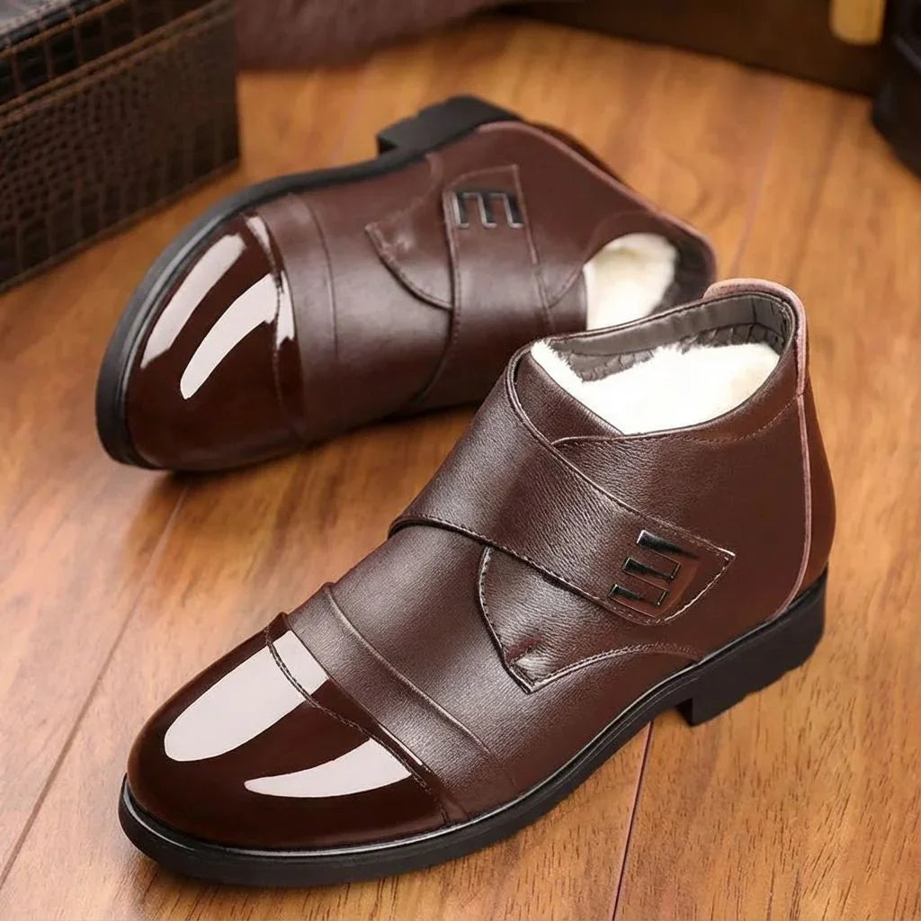 Bota Masculina Norvick™ com Forro Quente e Estrutura Reforçada / Estabilidade, Calor e Sofisticação Casual