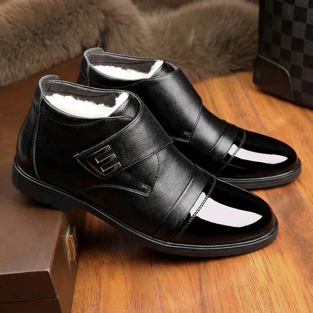 Bota Masculina Norvick™ com Forro Quente e Estrutura Reforçada / Estabilidade, Calor e Sofisticação Casual