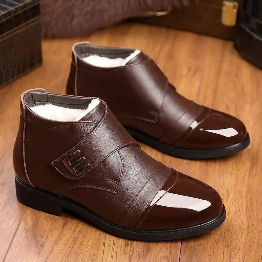 Bota Masculina Norvick™ com Forro Quente e Estrutura Reforçada / Estabilidade, Calor e Sofisticação Casual