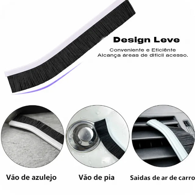 Escova de limpeza de fendas