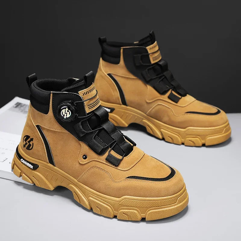 Bota VulcanFit™ Impermeável com Sistema de Amarração por Polia / Encare os Desafios com Conforto e Força!