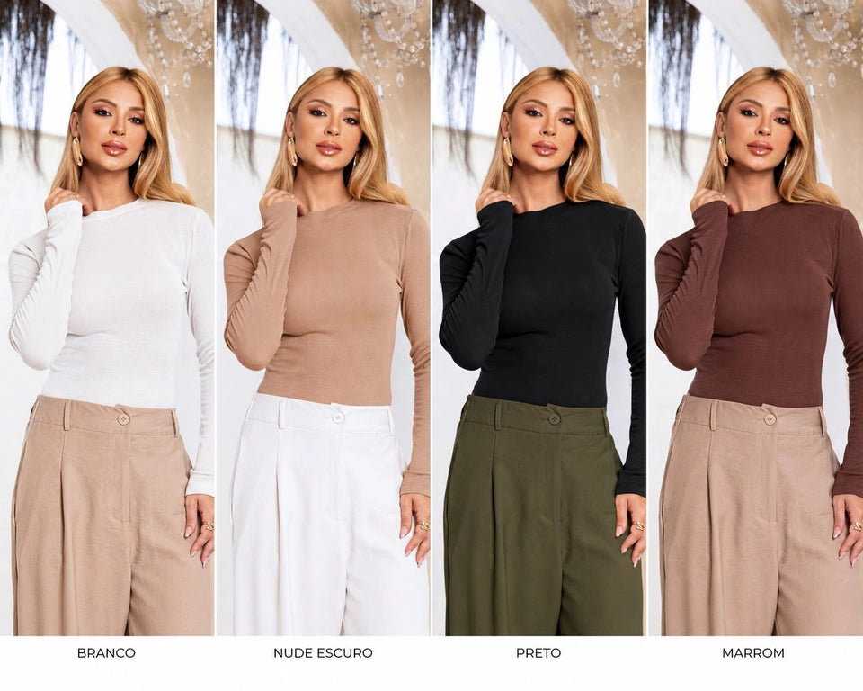 Blusa Manga Longa